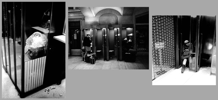 Grand Central Phone Booth Collage