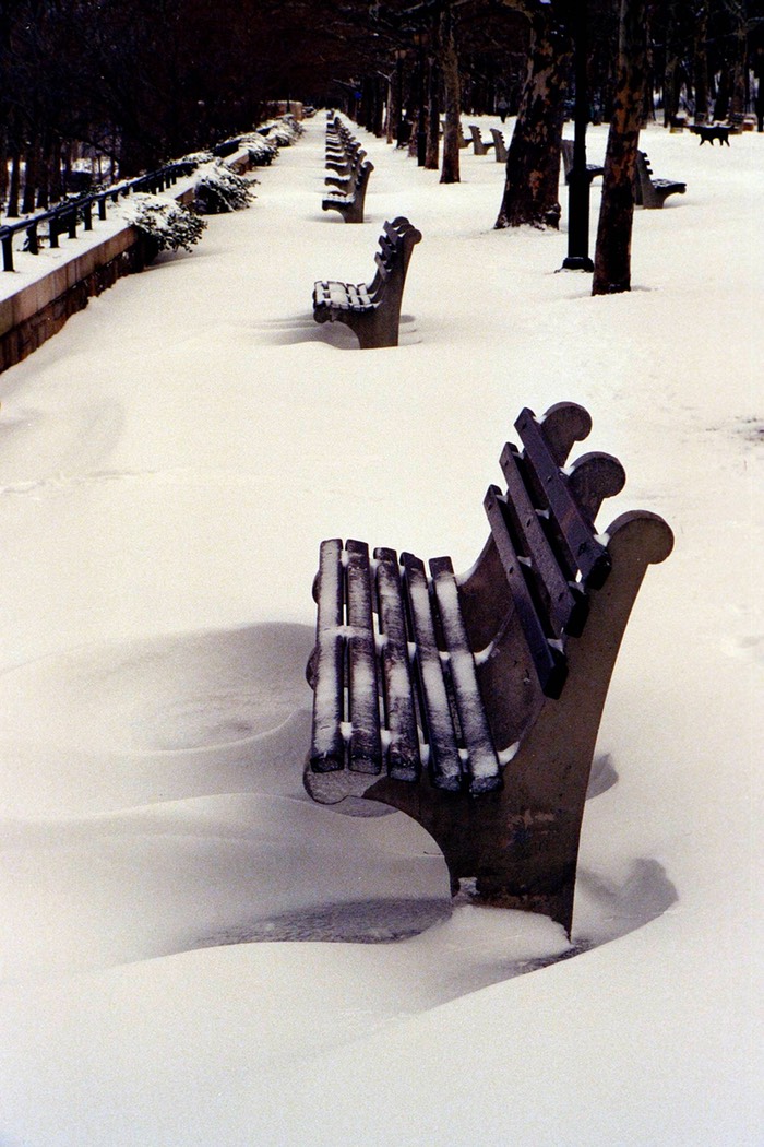 The Promenade in Winter, Riverside Park, NY
