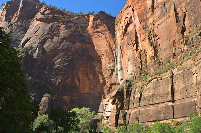 Walls Zion Canyon